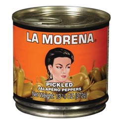 13540 - La Morena Pickled Jalapeño Peppers - 13.13 oz. (Pack of 12) - BOX: 12 Units