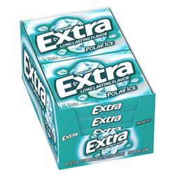 13543 - Extra Gum Polar Ice - 10/15 Sticks - BOX: 12 Pkg