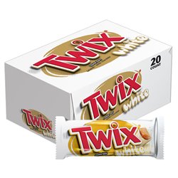 19776 - Twix Cookie Bars, White - 20 Count - BOX: 6 Pkg