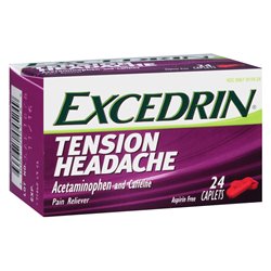 19807 - Excedrin Tension Headache - 24 Caplets - BOX: 