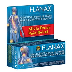 13600 - Flanax Pain Reliever - 24ct - BOX: 12 Units
