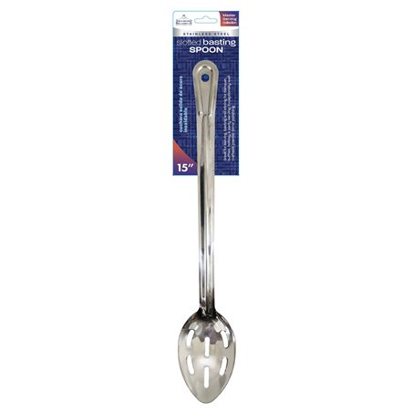 19919 - Wee's Beyond, S/S Slotted Basting Spoon 15" - BOX: 24 Units