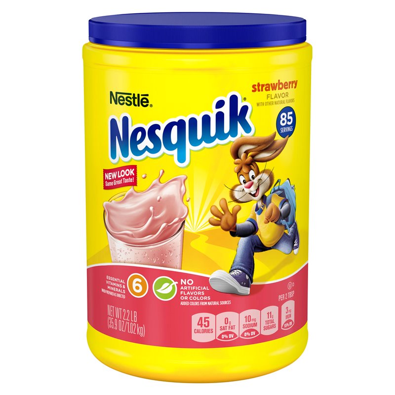 15469 - Nesquik Powder Strawberry - 41.9 oz. - BOX: 6 Units