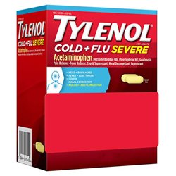 20212 - Tylenol Cold + Flu Severe - 25/2's - BOX: 