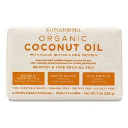20064 - Sunaroma Soap Bar, Coconut Oil - 8 oz. - BOX: 
