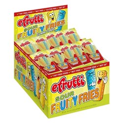20116 - Efrutti Sour Fruity Fries - 48 Count - BOX: 8 Pkg
