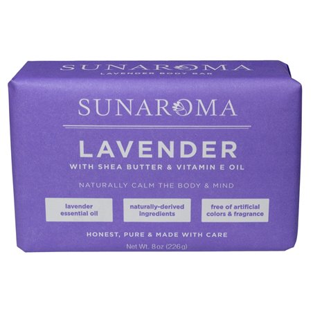 20159 - Sunaroma Soap Bar, Lavender - 8 oz. - BOX: 