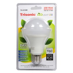 20177 - Trisonic Led Light 100W, 960 Lumens - ( TS-LF12W ) - BOX: 24 Units