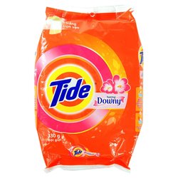 20380 - Tide Powder Detergent W/Downy - 330+40370gr (Case of 36) Bag - BOX: 36 Bags