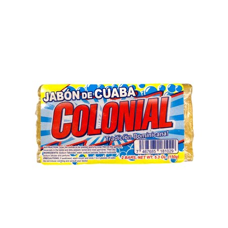 20238 - Colonial Cuaba Soap Bar ( Pasta ) - 2 Bars (Case of 25) - BOX: 25 Units