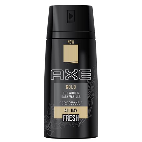 20249 - Axe Body Spray, Gold All Day Fresh- 150ml - BOX: 6 Units