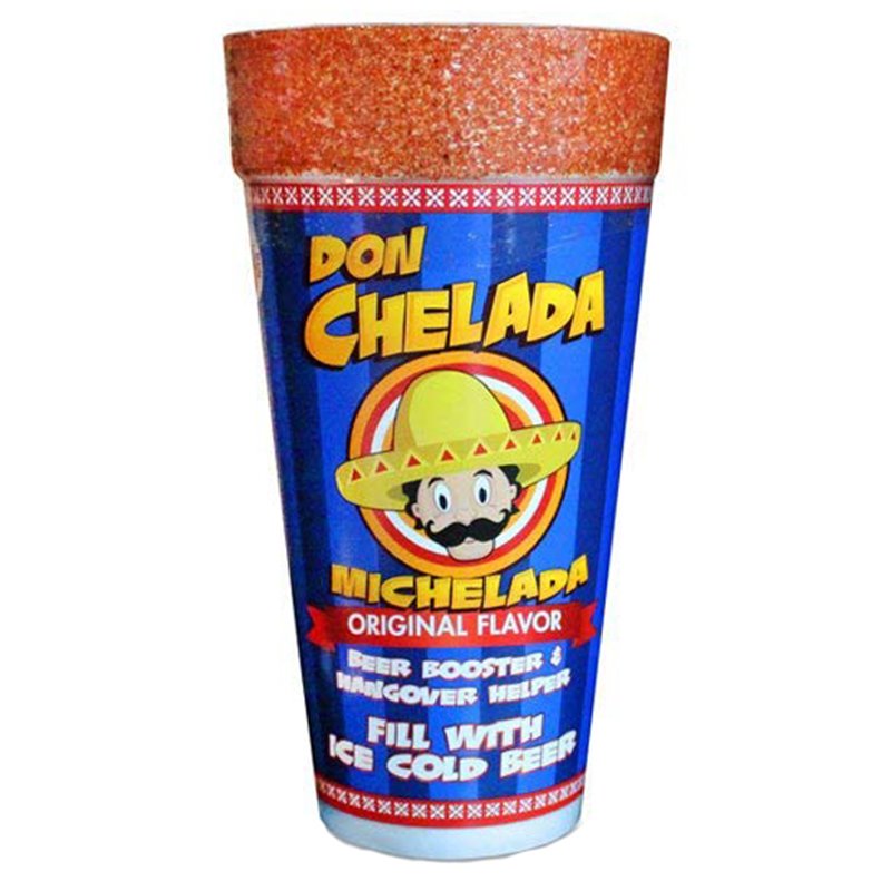 20364 - Don Chelada Michelada, Original Flavor ( Blue Cup 24 oz. ) - BOX: 24 Units