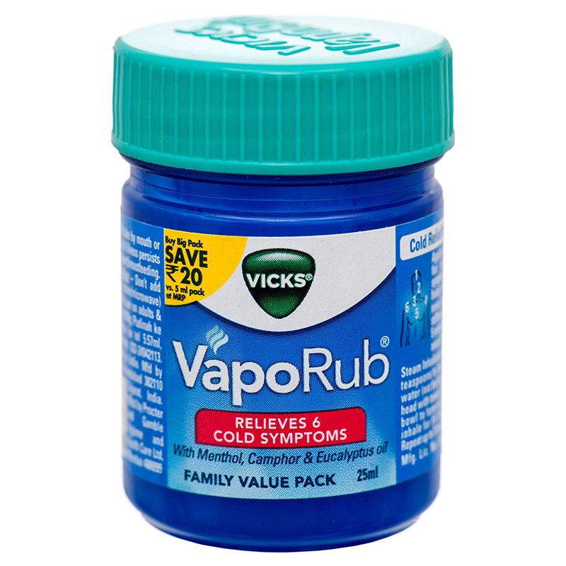 20423 - Vicks VapoRub Ointment - 25ml (20 Pack) - BOX: 16 Pkg