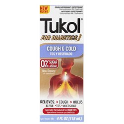 20494 - Tukol for Diabetics, Cough & Cold 0% Sugar - 4 fl. oz. - BOX: 12 Units