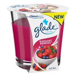 20501 - Glade Candle Radiant Berries - 3.4 oz. - BOX: 6 Units