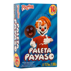 14978 - Ricolino Paleta Payaso - 10ct - BOX: 12 Pkg