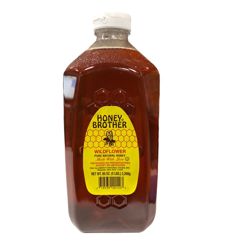 20548 - Honey Brother Wildflower Pure Honey  - 80 oz. - BOX: 12 Units