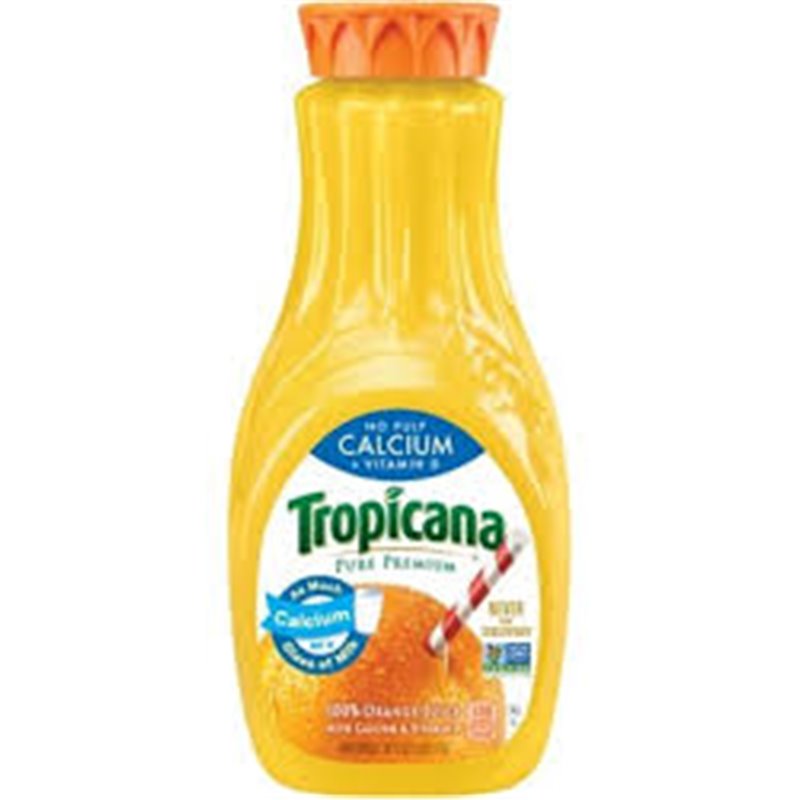 20564 - Tropicana Juice Orange, 59 fl oz - 4 Pack Calcium - BOX: 4 Units