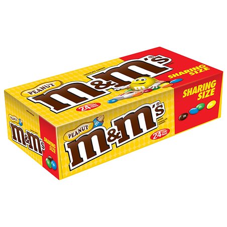 14699 - M&M's Peanut Share Size - 24ct - BOX: 6 Pkg