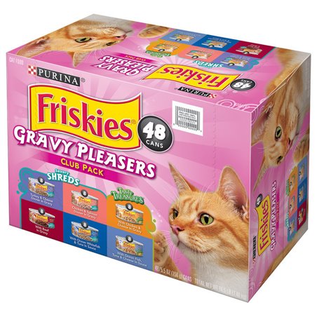 14988 - Friskies Gravy Pleasers Variety Pack, 5.5 oz. - (48 Cans) - BOX: 