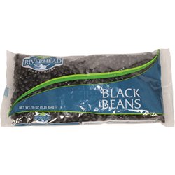 15076 - Riverhead Black Beans - 1 Lb. - BOX: 24 Units