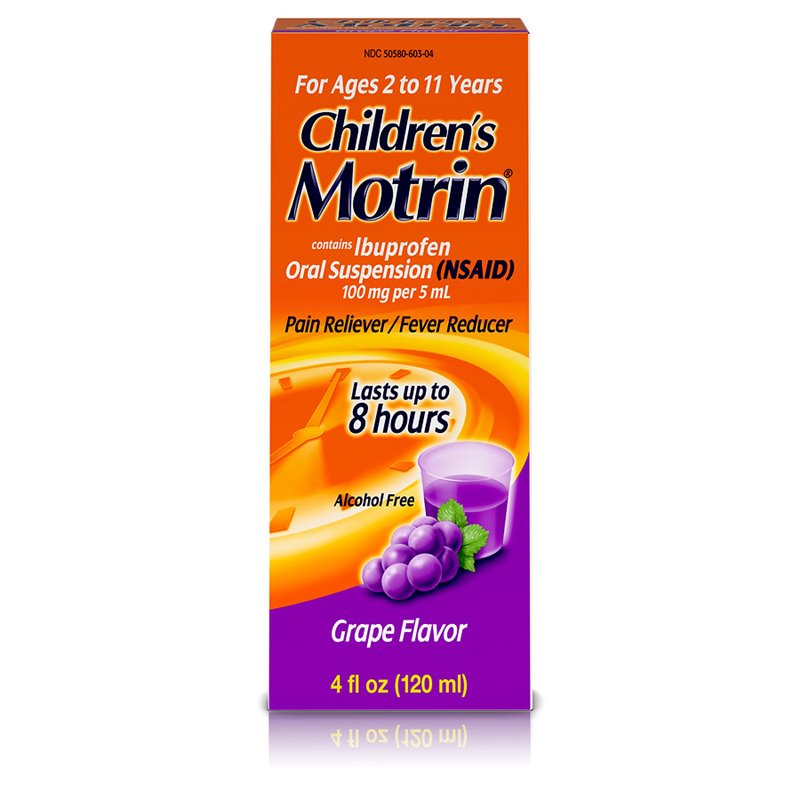 20614 - Motrin Children's Grape Flavor - 4 fl. oz. - BOX: 