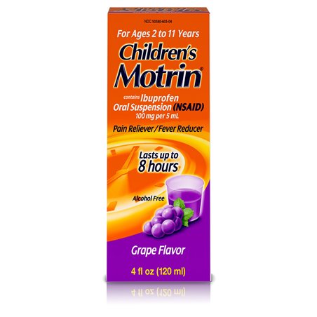 20614 - Motrin Children's Grape Flavor - 4 fl. oz. - BOX: 
