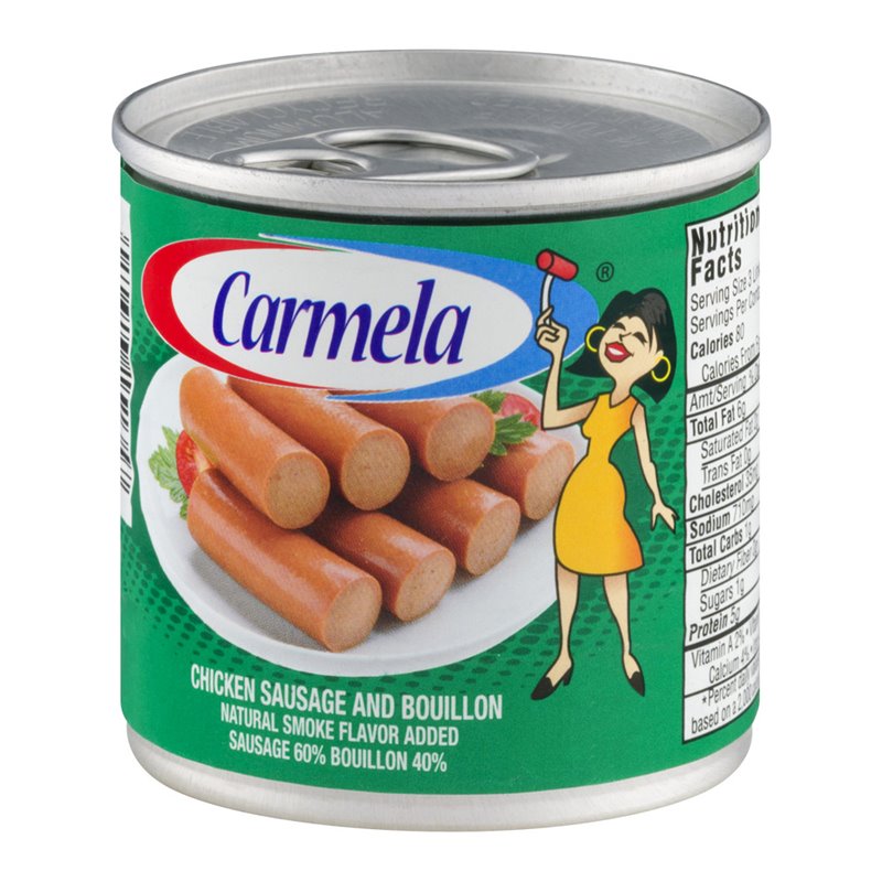 20639 - Carmela Chicken Vienna Sausage - 4.6 oz. (48 Cans) - BOX: 48 Units