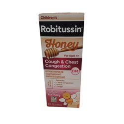 20651 - Robitussin Children's DM Honey - 4 fl. oz. - BOX: 24 Units