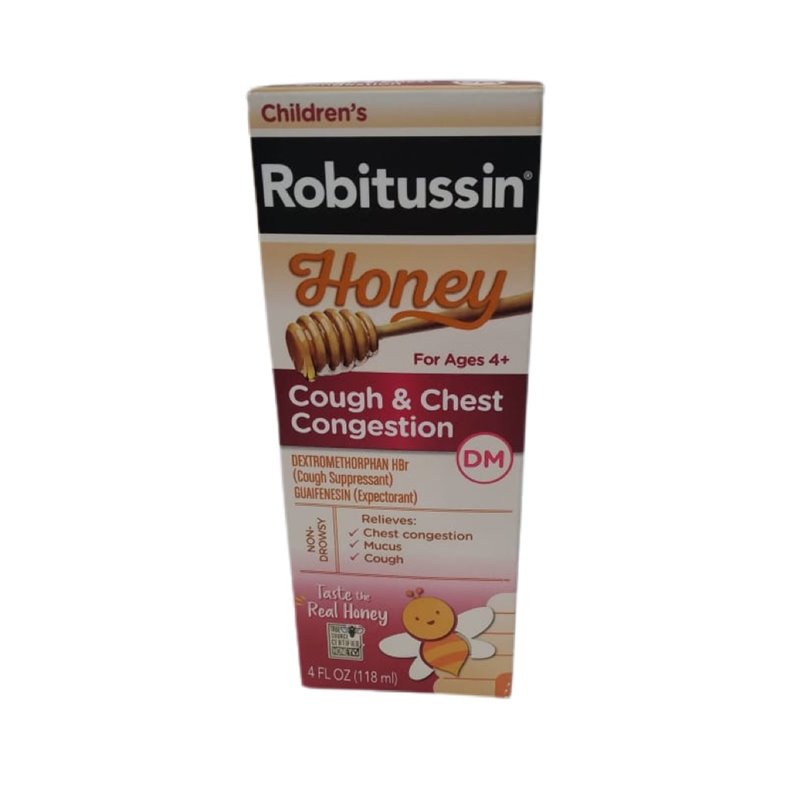 20651 - Robitussin Children's DM Honey - 4 fl. oz. - BOX: 24 Units