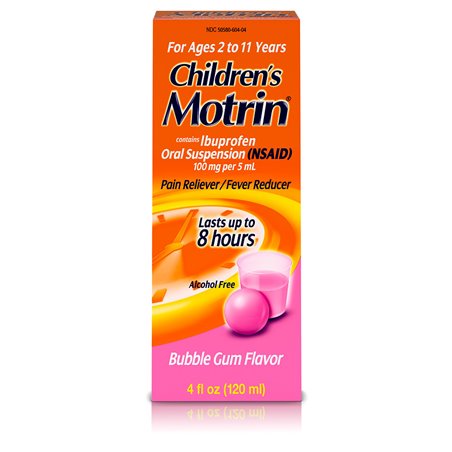 20700 - Motrin Children's Bubble Gum - 4 fl. oz. - BOX: 