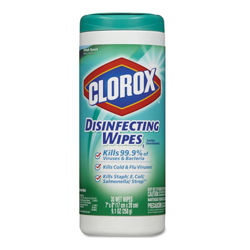 14560 - Clorox Disinfecting Wipes, Fresh Scent - 35ct (Case of 12) - BOX: 12 Units