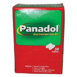 20775 - Panadol Gripe Multi-Sintomas - 52 Tablets ( 26 Pouches / 2 Tablets ) - BOX: 