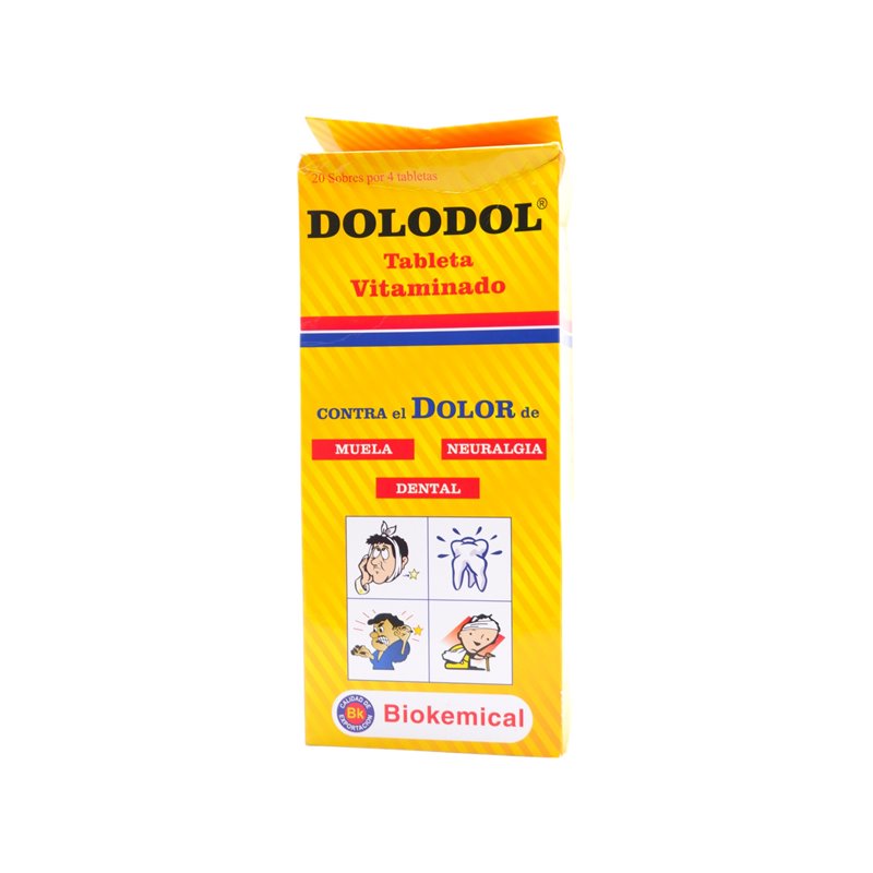 20780 - Dolodol Tableta Vitaminado- 20 Pack/4ct - BOX: 