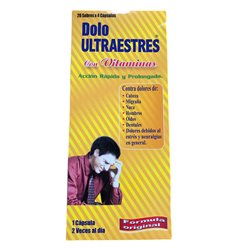 20781 - Dolo Ultrastress Capsula Vitaminado- 20 Pack/4ct - BOX: 