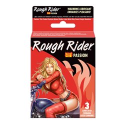 20821 - Rought Rider Condom Hot - 6Pack/3ct - BOX: 