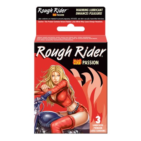 20821 - Rought Rider Condom Hot - 6Pack/3ct - BOX: 