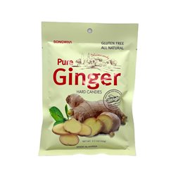 20824 - Pure Ginger Hard Candies 3.5 oz - BOX: 40 Units