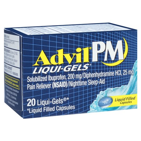 14786 - Advil PM Liqui-Gels - 20 Caps - BOX: 