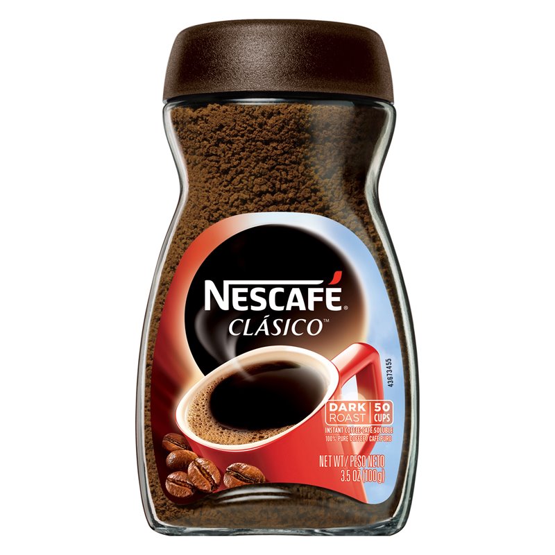 14902 - Nescafé Clásico - 3.5 oz. (6 Pack) - BOX: 6 Pkgs/24 Uds