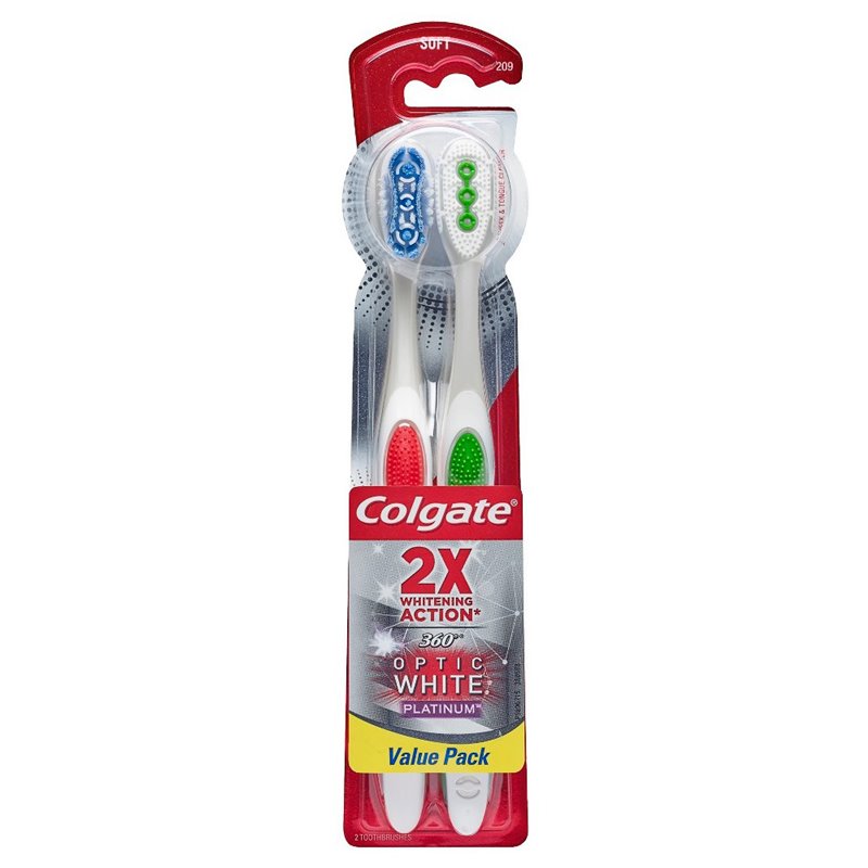 20903 - Colgate Toothbrush Soft 360 Whitening Action - (Pack of 2) - BOX: 6 Pkg