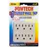 20921 - Powtech 6 Outlet Wall Tap ( PT-7805 ) - BOX: 24 Units
