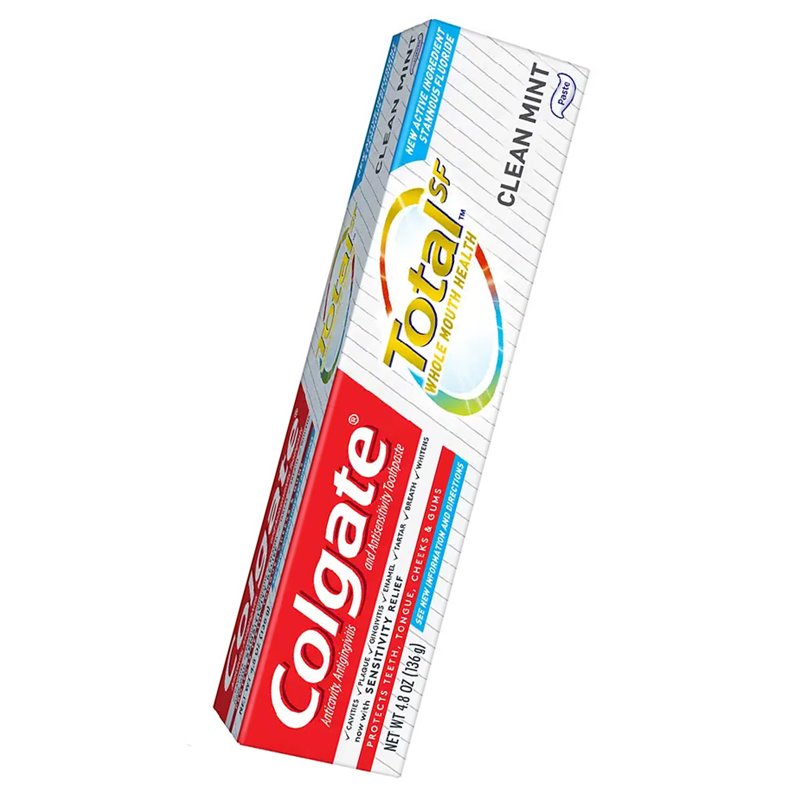 20937 - Colgate Toothpaste, Total Clean Mint - 4.8 oz. - BOX: 24 Units