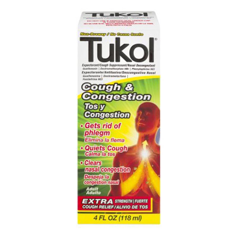 15354 - Tukol Adult Multi Symptoms Extra Strength - 4 fl. oz. - BOX: 12 Units