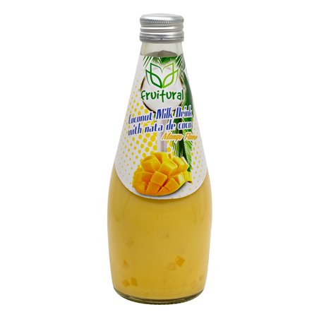 21007 - Fruitural Mango Flavor Coconut Milk Drink - 290ml/9.8floz ( Case of 24 ) - BOX: 24 Units