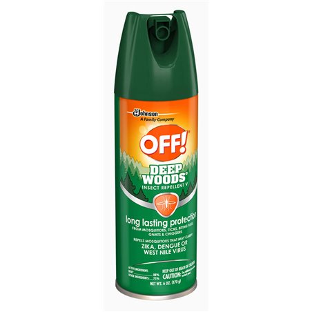 21008 - Off! Insect Repellent Deep Wood -  6 oz.(Case Of 12) -Green - BOX: 12 Units