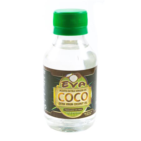 15365 - Eva Coconut Oil Extra Virgin -  4 fl. oz. - BOX: 35 Units
