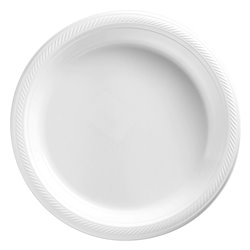 21012 - Plastic Plates Dine Away  9 inch -10/50ct - BOX: 10 of 50