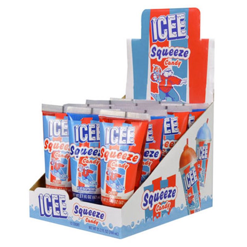 15249 - Icee Squeeze Candy - 12ct - BOX: 6Pkg