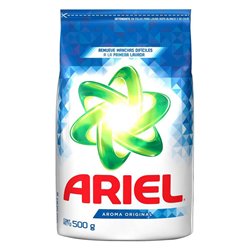 15322 - Ariel Powder Detergent - 500g (Case of 18) - BOX: 18 Bags